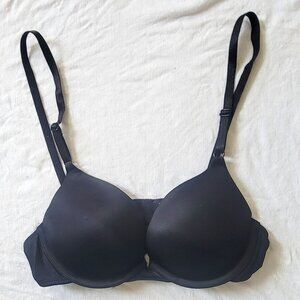 Maidenform Black Solid TShirt Bra Size 34B